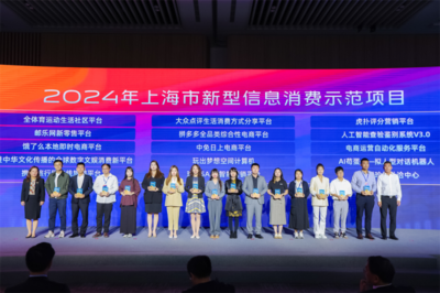 玩出梦想科技荣获“2024年上海市新型信息消费示范项目”，助力上海技术服务升级